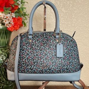 Coach Mini Sierra Ranch Floral Satchel / Crossbody bag F59443